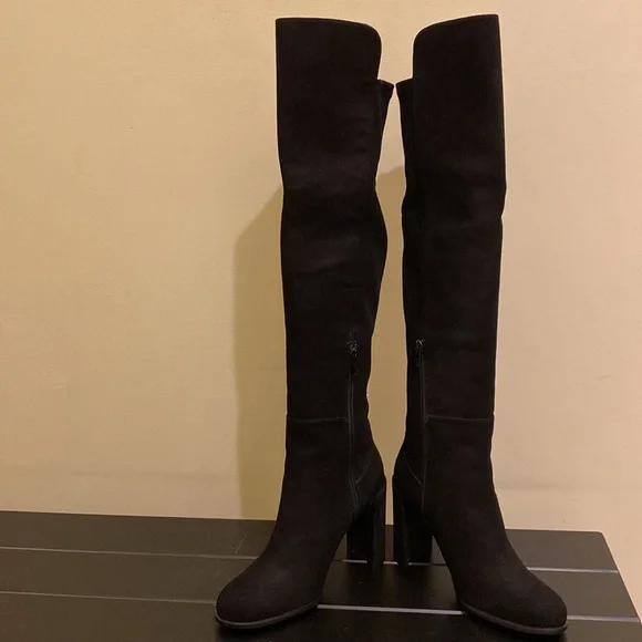 STUART WEITZMAN suede over the knee boots ankle zipper size 6 new condition ⭐️⭐️ - Picture 16 of 17